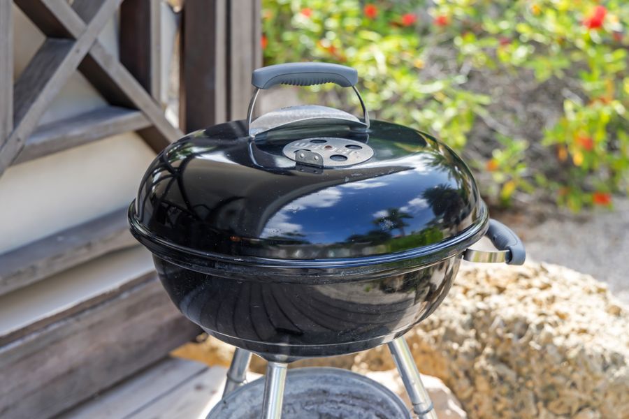 Barbecue on the veranda